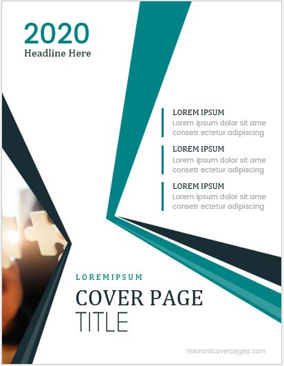 Verwonderend 5 Best Business Report Cover Page Templates for MS Word | MS Word WG-63