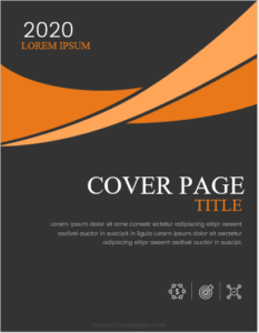 Uitgelezene MS Word Cover Page Templates DC-25