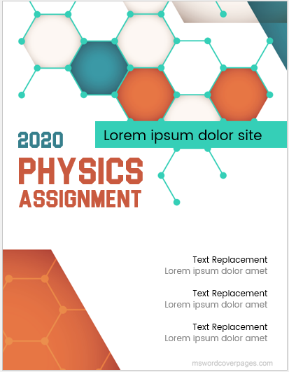 cover page for assignment doc