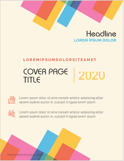 5 Best Professional Cover Page Templates for MS Word | MS Word Cover Page  Templates