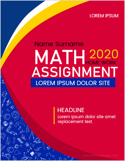 Assignment Cover Page Template