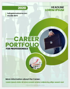 Career portfolio cover page