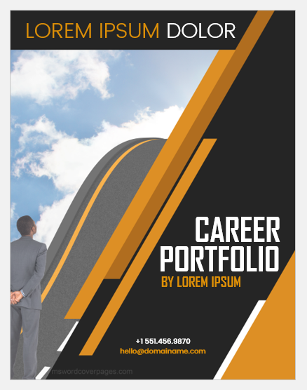 Free Career Portfolio Template Microsoft Word PRINTABLE TEMPLATES