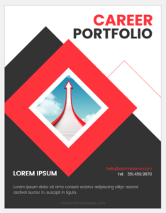 Career portfolio cover page