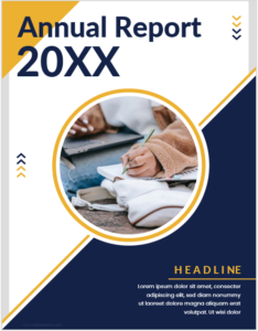 Annual Report Cover Page Template