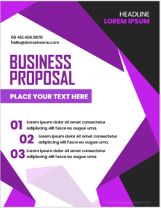 Cover page template