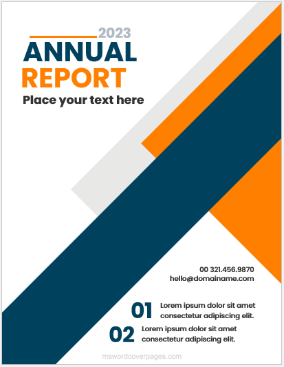 Best Word Cover Page Template Best Word Cover Page Template