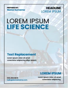 Science Project Cover Page