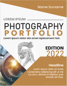 Photography Portfolio Cover Page