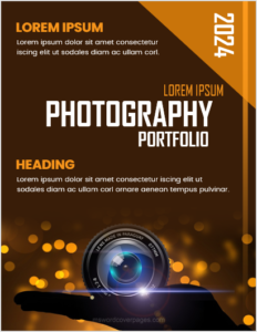 Photography Portfolio Cover Page