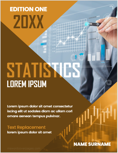 Statistics project cover page