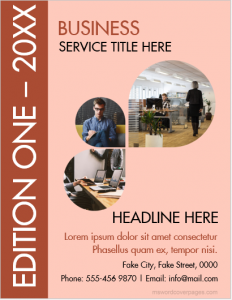Business Report Cover Page