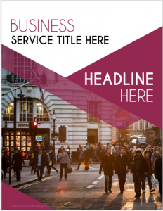Business Report Cover Page