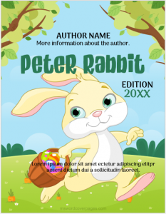 Peter Rabbit Cover Page Template