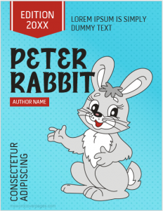 Peter Rabbit Cover Page Template