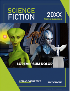Science Fiction Book Cover Page
