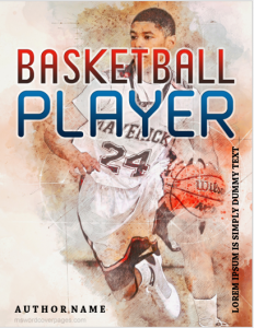 Basketball player cover page