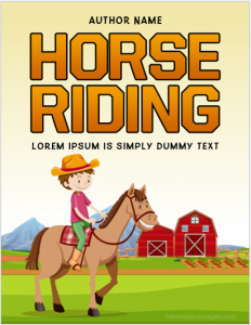 Horse riding cover page