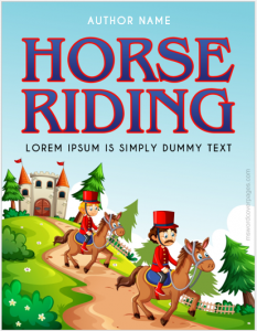 Horse riding cover page