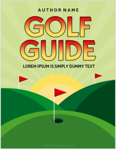 Golf guide cover page