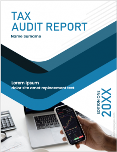 Tax Audit Report Cover Page