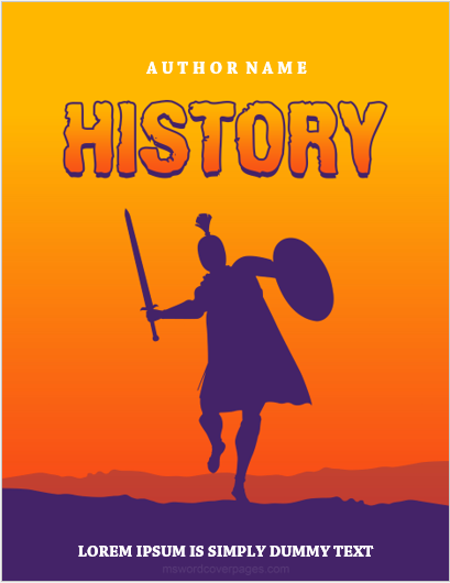 history assignment front page design simple