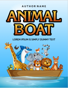 Animal boat design cover page