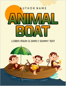 Animal boat design cover page