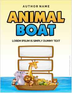 Animal boat design cover page