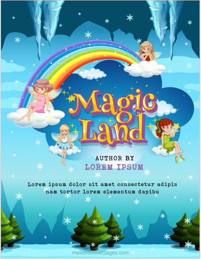 Page de couverture du livre des terres magiques
