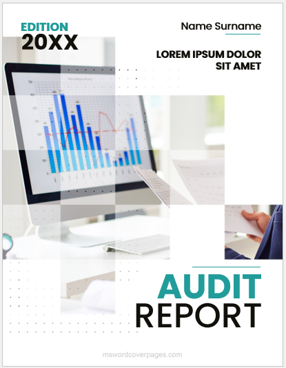 Internal audit report cover pages