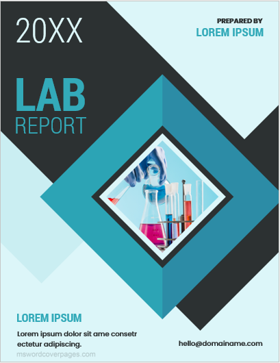 Lab report cover page template