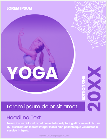 Page de couverture du projet Yoga