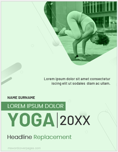 Page de couverture du projet Yoga