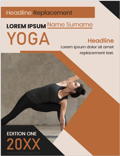 Page de couverture du projet Yoga