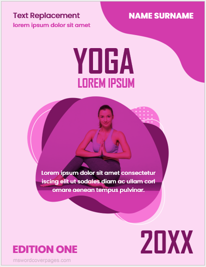 Yoga project cover page