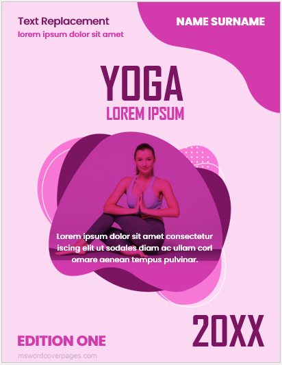 Page de couverture du projet Yoga