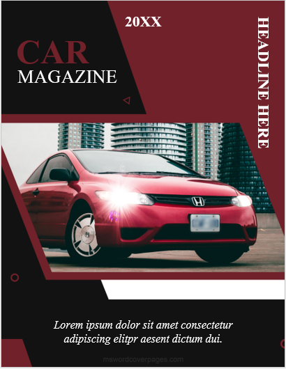 Couverture du magazine automobile