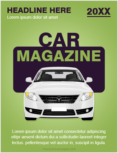 Couverture du magazine automobile