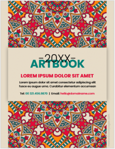 Art book Cover Page Template