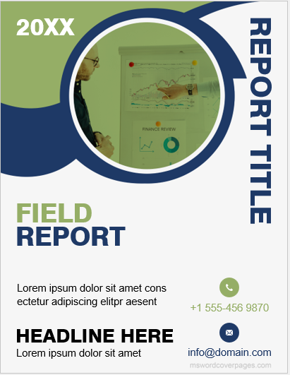 Field report cover page