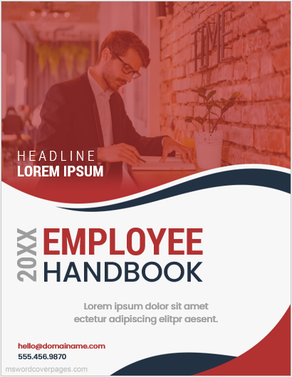Employee handbook cover page