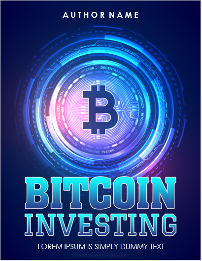 Pages de couverture d'investissement Bitcoin