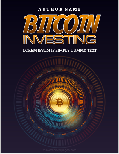 Pages de couverture d'investissement Bitcoin