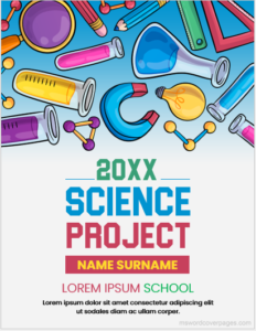School science project front page design