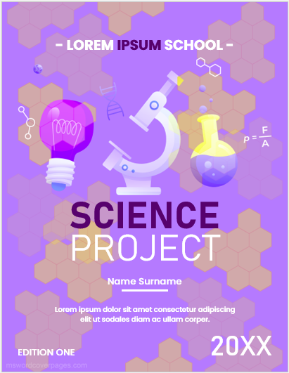 Best Design Service For Science Practical Book Cover Page