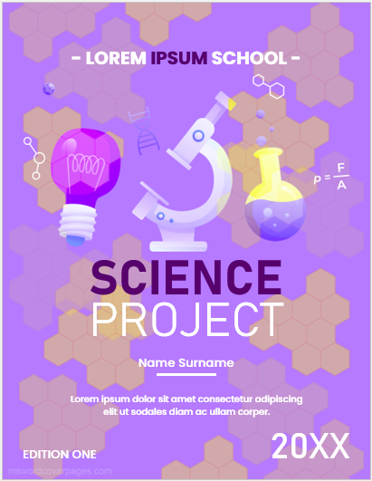 science assignment front page ideas