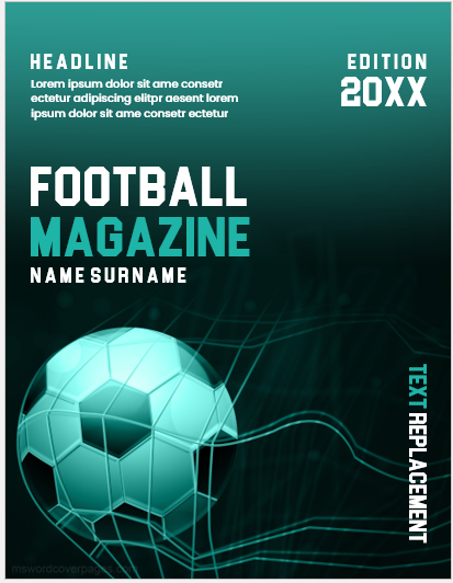 Page de couverture du magazine Football