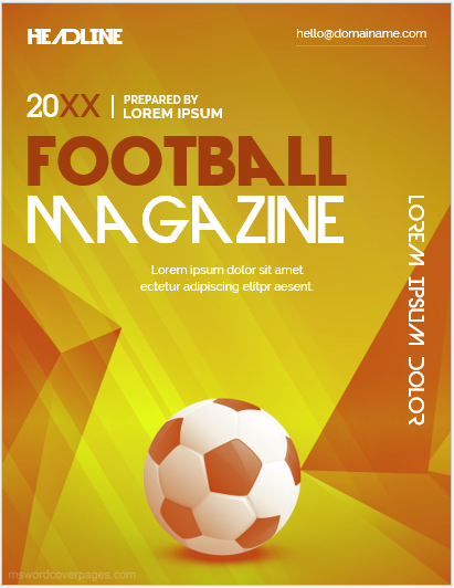 Page de couverture du magazine Football