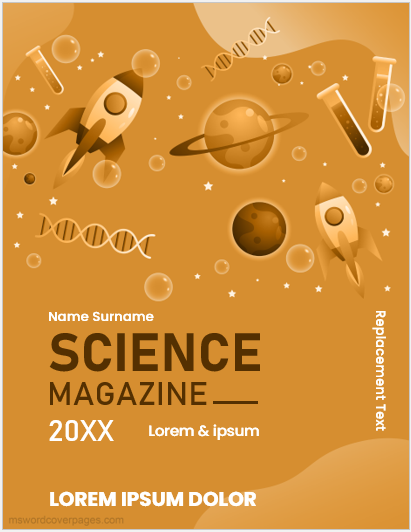 Page de couverture du magazine scientifique